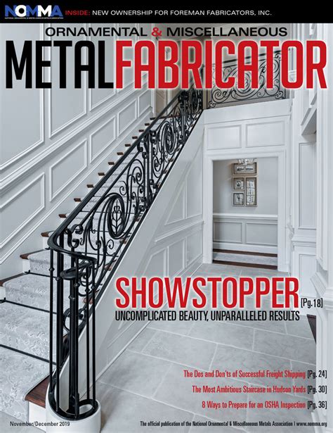 ornamental and miscellaneous metal fabrication magazine|Ornamental & Miscellaneous Metal Fabricator .